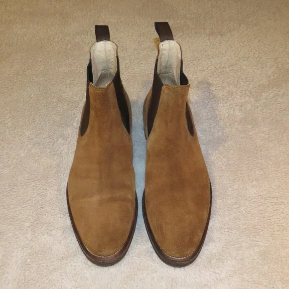Isaia Napoli 3389 Brown Suede Leather Chelsea Boots US 8.5 DSC06213.jpg?v=1711030406&  main image 2